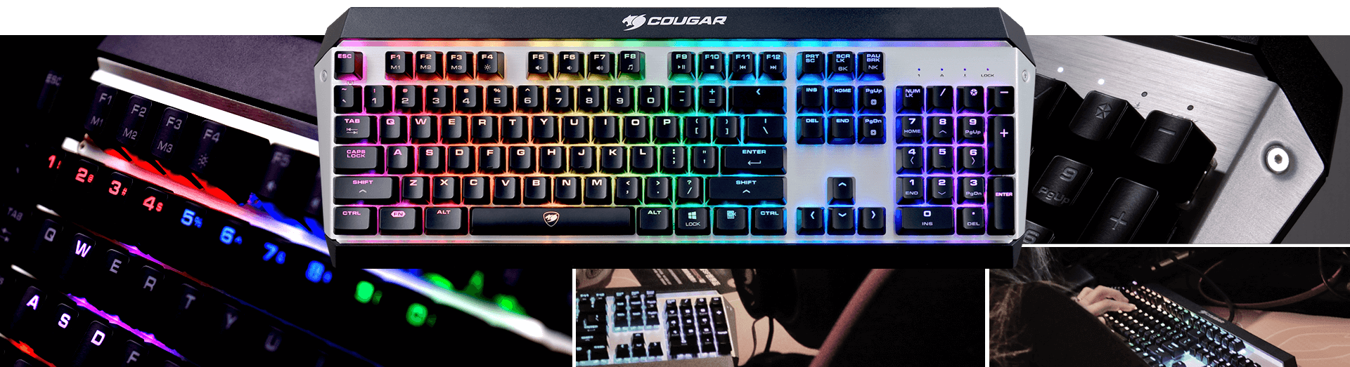 COUGAR ATTACK X3 RGB - Cherry MX RGB Mechanical Gaming Keyboard