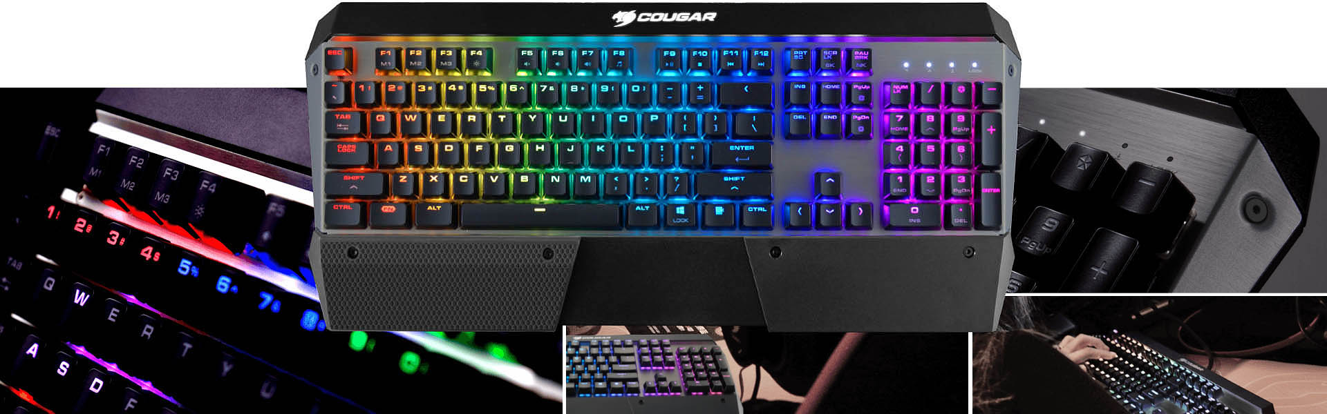 COUGAR ATTACK X3 RGB - Cherry MX RGB Mechanical Gaming Keyboard