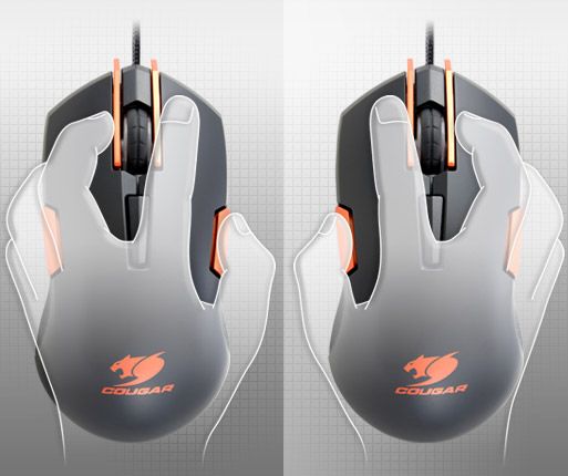 COUGAR 250M - Ambidextrous Gaming Design