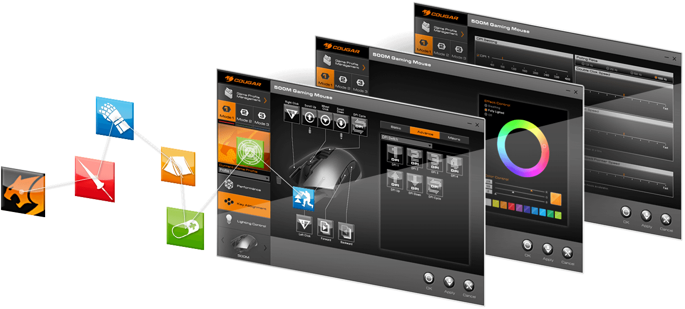 COUGAR 500M - COUGAR UIX™ Device Management System + Internal Memory