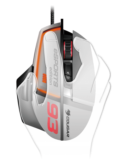 COUGAR 600M eSPORTS - Ergonomic and Durable Design